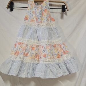 Tommy Bahama Floral and Striped Kids Dress